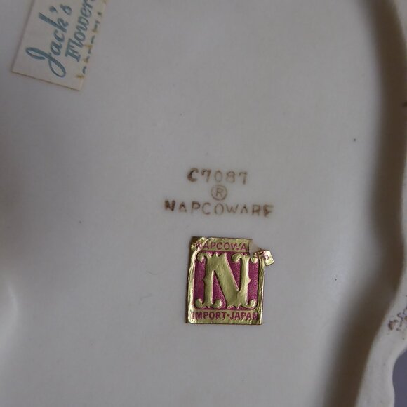 VINTAGE NAPCOWARE JAPAN CERAMIC CAVALIER KING CHARLES SPANIEL DOG VASE PLANTER - Picture 13 of 13